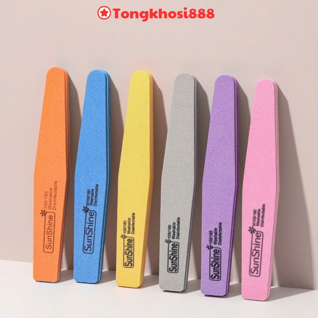 PVN62358 Set 3 Dũa móng loại dày, dũa mịn chà móng