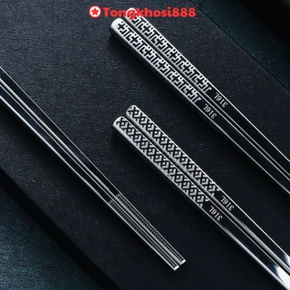  PVN66446 Đũa inox 304 316 cao cấp chống trơn trượt chống ẩm mốc chống cong vênh dễ dàng vệ sinh 1 đôi T888 