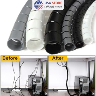 Vỏ Bọc Dây Điện V1 Dạng Xoắn Gia Đình - Kho Xưởng - Chống Chuột Cắn Chập Điện Cháy Nổ - Ống Lò Xo Thu Gọn Dây Điện