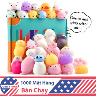 Set 5 Squishy Mochi Thú Dẻo Mềm Nhiều Hình Ngộ Nghĩnh Đáng Yêu, Dễ Thương. Siêu Kute Siêu Rẻ