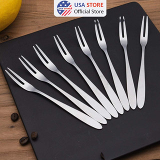 Dĩa Ăn Hoa Quả Trái Cây, Nĩa Ăn Bánh Gato Inox Gia Đình