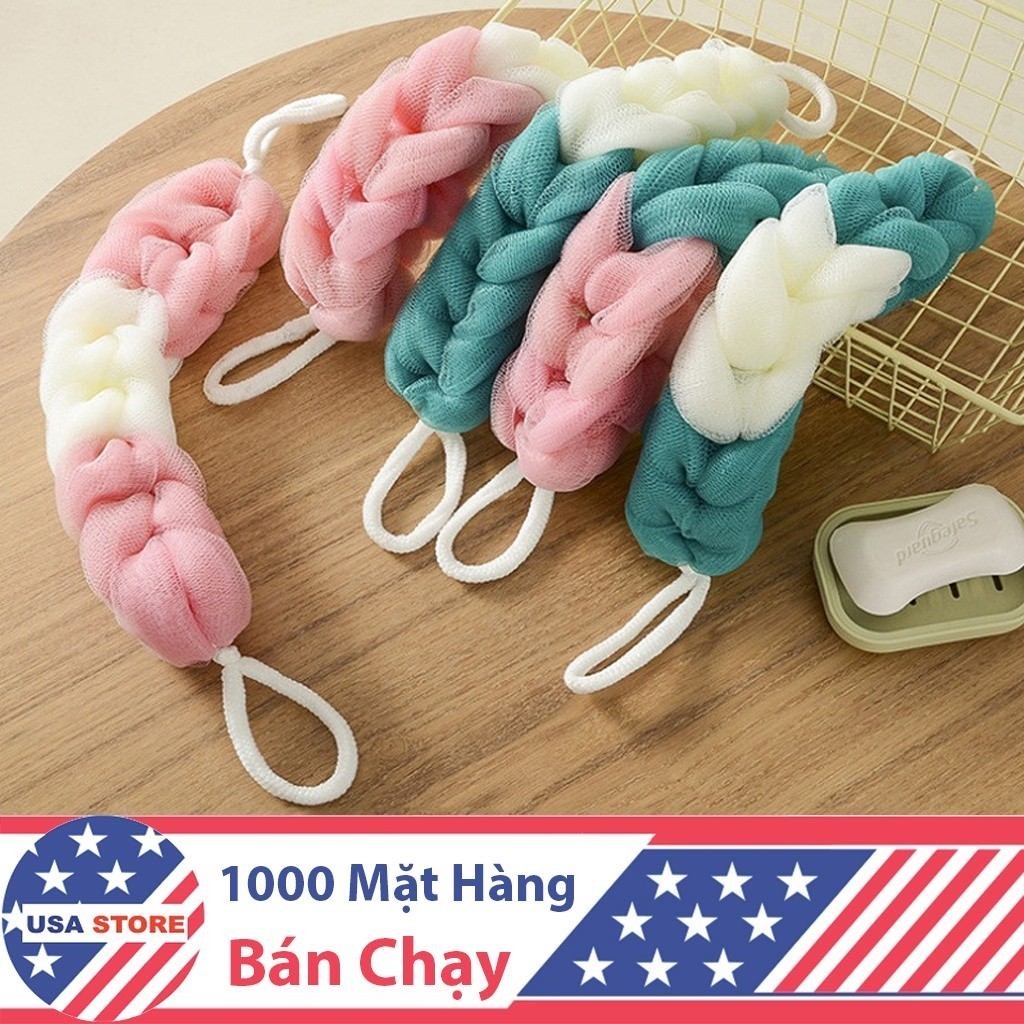 Bông Tắm Cọ T12 - Lưới Mềm Mịn Tạo Bọt Cao Cấp - Quà Tặng Khách Hàng Tiệm Cắt Tóc