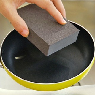 Combo 2 Miếng Cọ Xoong Nồi Chảo - Đồ Inox - Cọ Chà Bồn Sứ Không Xước - Loại 1 Màu Cát Nâu