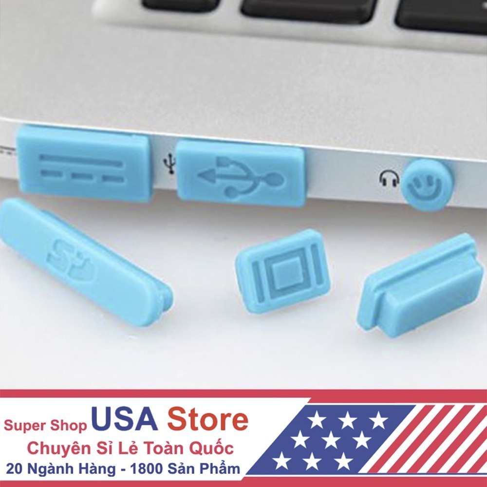 Bộ 13 Nút Bịt Chống Bụi Máy Tính - Phụ Kiện Bảo Vệ Laptop USA Store