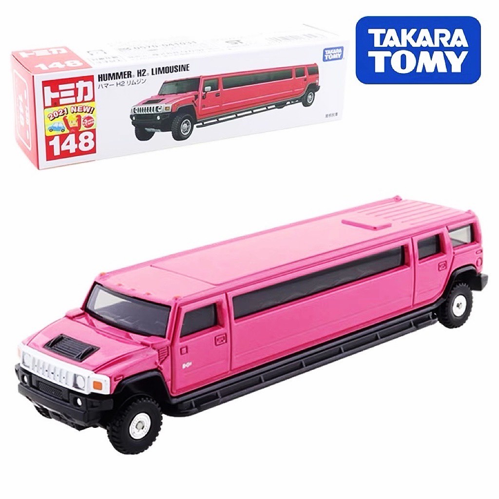 Mô Hình Xe Limousine Tomica 148 Hummer H2 - màu hồng