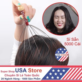 Cây Gãi Mát Xa Da Đầu - Dụng Cụ Massage Đầu Thông Minh - Giúp Lưu Thông Máu, Ngăn Ngừa Tóc Bạc