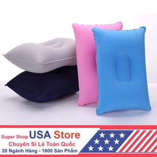   Hàng Nhập Khẩu  Gối Hơi Nằm Ngủ Văn Phòng - Kiểu Thẳng G6 - Gối Hơi Du Lịch Tựa Lưng Cắm Trại - Kê Cổ Đi Máy Bay 