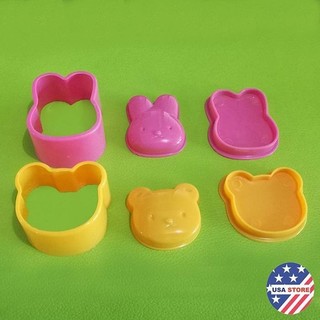 Bộ 2 Khuôn Làm Cơm Nhật Bento Con Mèo CDS1189