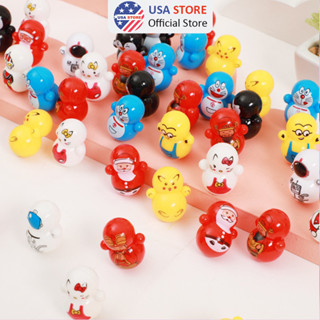 Combo 100 Đồ Chơi Lật Đật Mini Cho Bé - Squid Game Giải Trí Nhiều Mẫu Dora, Pika, Trò Chơi Con Mực, Mion, Trang Trí