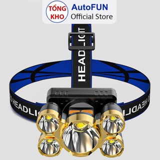 Đèn Pin Đội Đầu 5 Bóng Z9 Cao Cấp - Đèn Soi Tai - Soi Ếch Nhái - Tiện Dụng Khi Mất Điện Chip Led Siêu Sáng