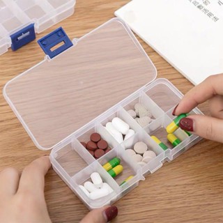 Combo 2 Hộp Nhựa Đựng Đồ Cá Nhân Mini Có Nắp, Tủ Nhựa Đựng Thuốc Y Tế 10/15/24 Chia Nhiều Ngăn