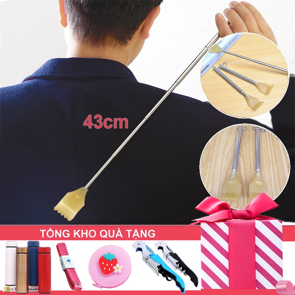 Dụng Cụ Gãi Lưng 43cm – Cây Gãi Ngứa Tay Nhựa Kéo Dài, Thu Gọn
