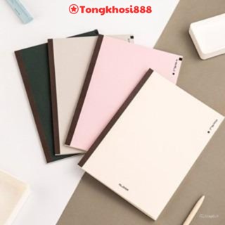 PVN66153 Tập Vở Ghi Chép Dán Gáy Nusign Pastel A5 Deli - Kẻ Ngang 80 trang Chống Lóa - Sổ Tay Planner, Tập Vở Học Sinh
