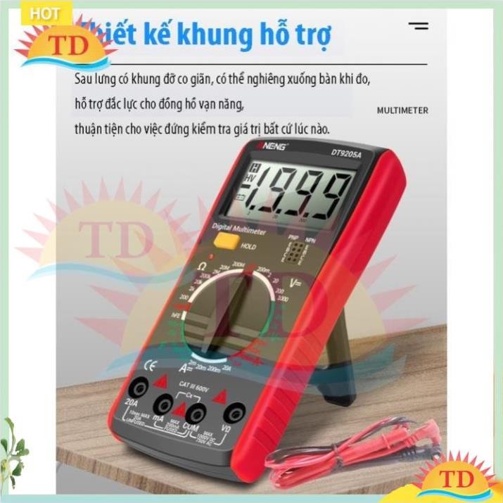 Đồng hồ đo vạn năng ANENG DT9205A sửa chữa cho thợ điện, điện tử