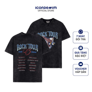 Áo Thun Regular ICONDENIM The Rock Tour ATID0299