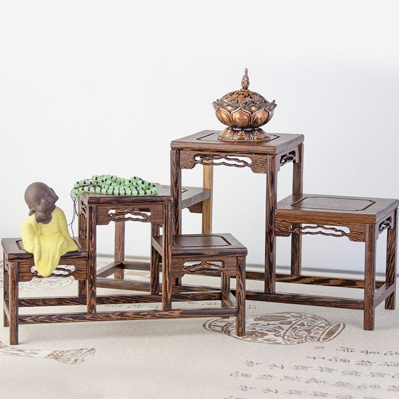 Kệ Để Đồ Kiểu Trung Quốc Bằng Gỗ Cánh Gà, Kệ Trưng Bày Phòng Khách Bằng Gỗ