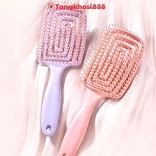 PVN67083 Lược Chải Tóc Xoăn Gỡ Rối Mát Xa Da Đầu Tiện Dụng - Lược Mát Xa Đầu Với Răng Lược Siêu Mềm Mại T888