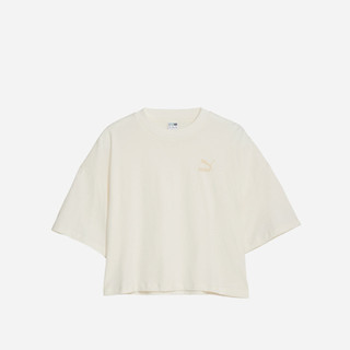 Áo Crop-Top Nữ Puma Classics Oversized - Trắng  - 62138199
