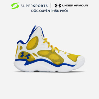 Giày Bóng Rổ Unisex Under Armour Curry Spawn Flotro - Trắng  - 3026640-100