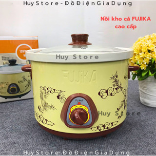 Nồi nấu chậm kho cá thịt đa năng FUJIKA FJ-K25 , Nồi điện FUJIKA FJ-K15 nấu cháo hầm canh ruột sứ tiết kiệm Huy Store