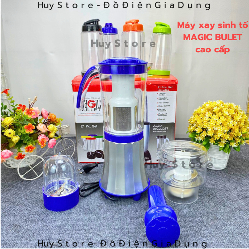 Máy Xay Đa Năng MAGIC BULLET 21 Chi Tiết , Máy Xay Sinh Tố Hoa Quả Thực Phẩm MAGIC BULLET Cao Cấp Hu