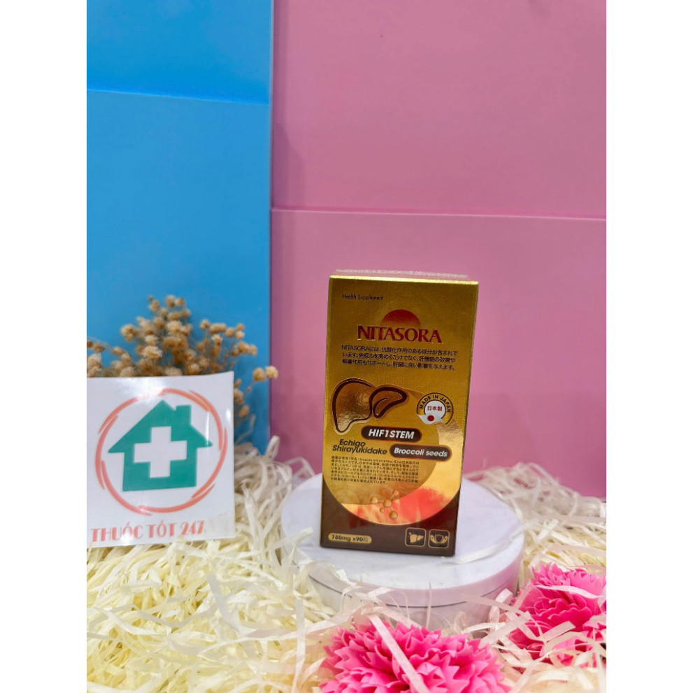 Nitasora - Giúp hỗ trợ đào thải độc tố gan, cải thiện chức năng gan - Hộp 90 viên - CVS Pharmacy