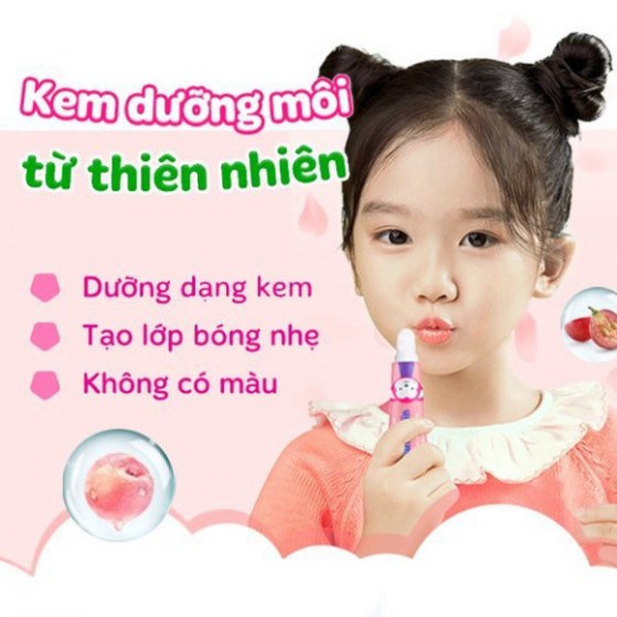 Kem dưỡng môi Kutieskin mềm môi bé xinh môi mẹ, dưỡng ẩm, phòng ngừa khô môi nứt nẻ, an toàn cho mẹ và bé (Tuýp 10gr)