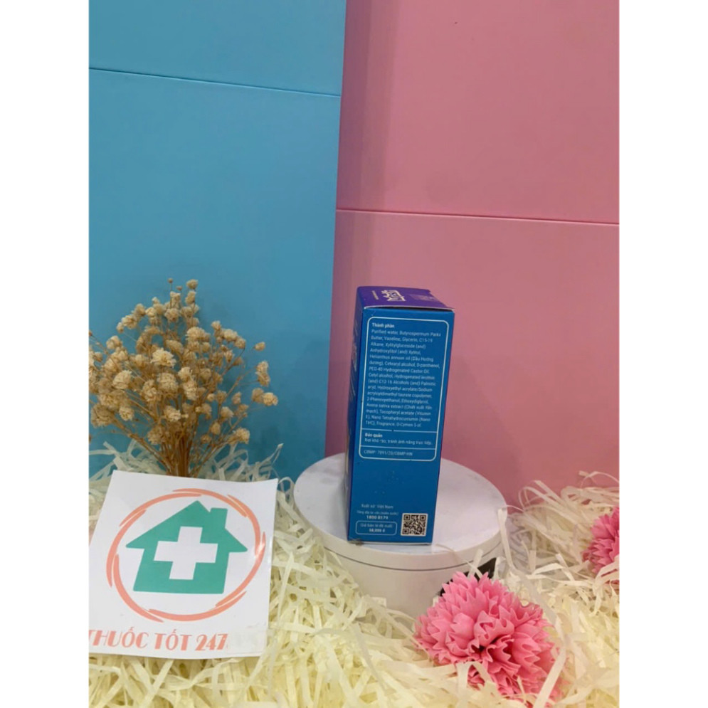 KUTIESKIN Kem bôi dưỡng ẩm mềm da cho trẻ sơ sinh và trẻ nhỏ, dầu hướng dương, bơ shea đức, tuýp 30g_ CHÍNH HÃNG