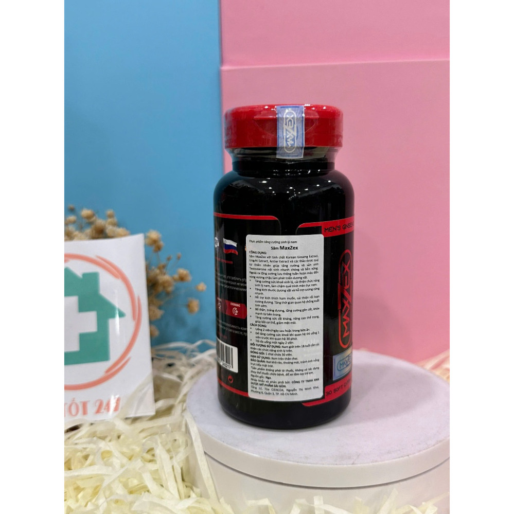Viên Uống Maxzex Hỗ Trợ S/L Phái Mạnh - Hộp 30v