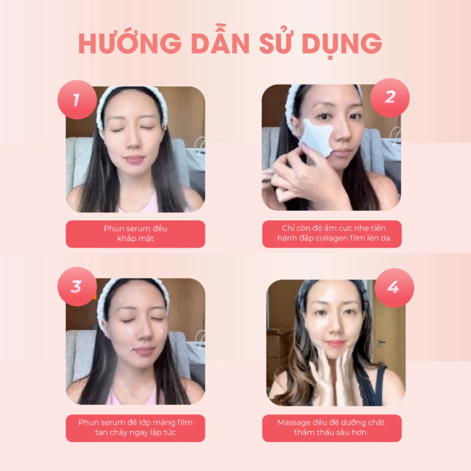 Mặt Nạ Thuỷ Phân SEYOUL Chống Lão Hoá Làm Chậm Quá Trình Lão Hoá Ngăn Ngừa Nếp Nhăn Chai xịt mist 50ml + 10 miếng/hộp