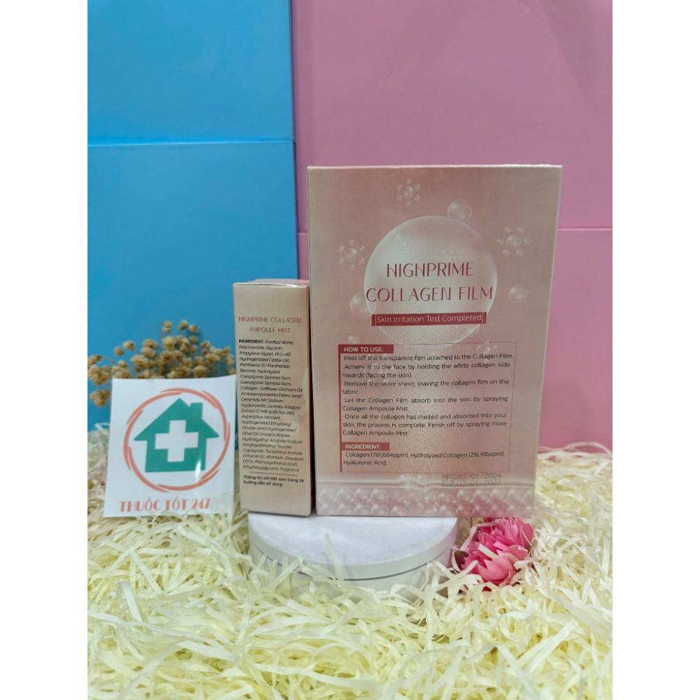 Mặt Nạ Thuỷ Phân SEYOUL Chống Lão Hoá Làm Chậm Quá Trình Lão Hoá Ngăn Ngừa Nếp Nhăn Chai xịt mist 50ml + 10 miếng/hộp