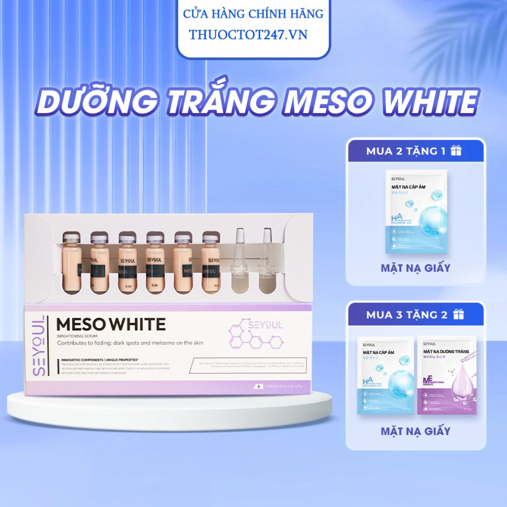 Tinh chất cấy trắng Meso White - thương hiệu Seyoul