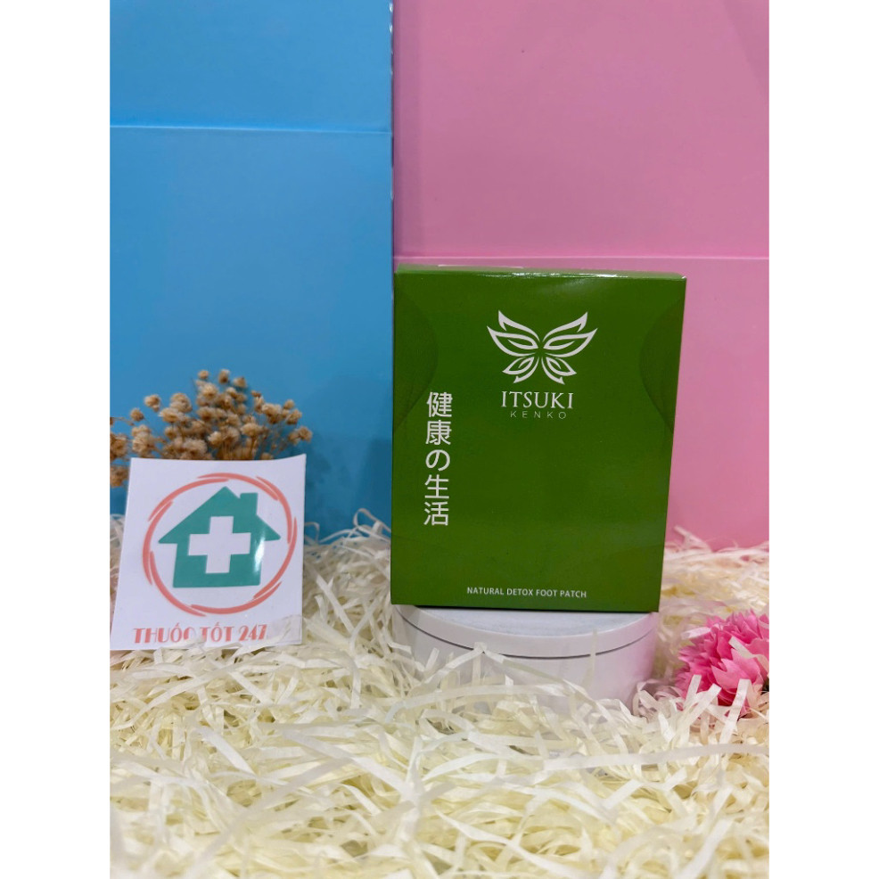 Miếng dán thải độc chân Itsuki Kenko Nhật Bản - Hộp 40 miếng