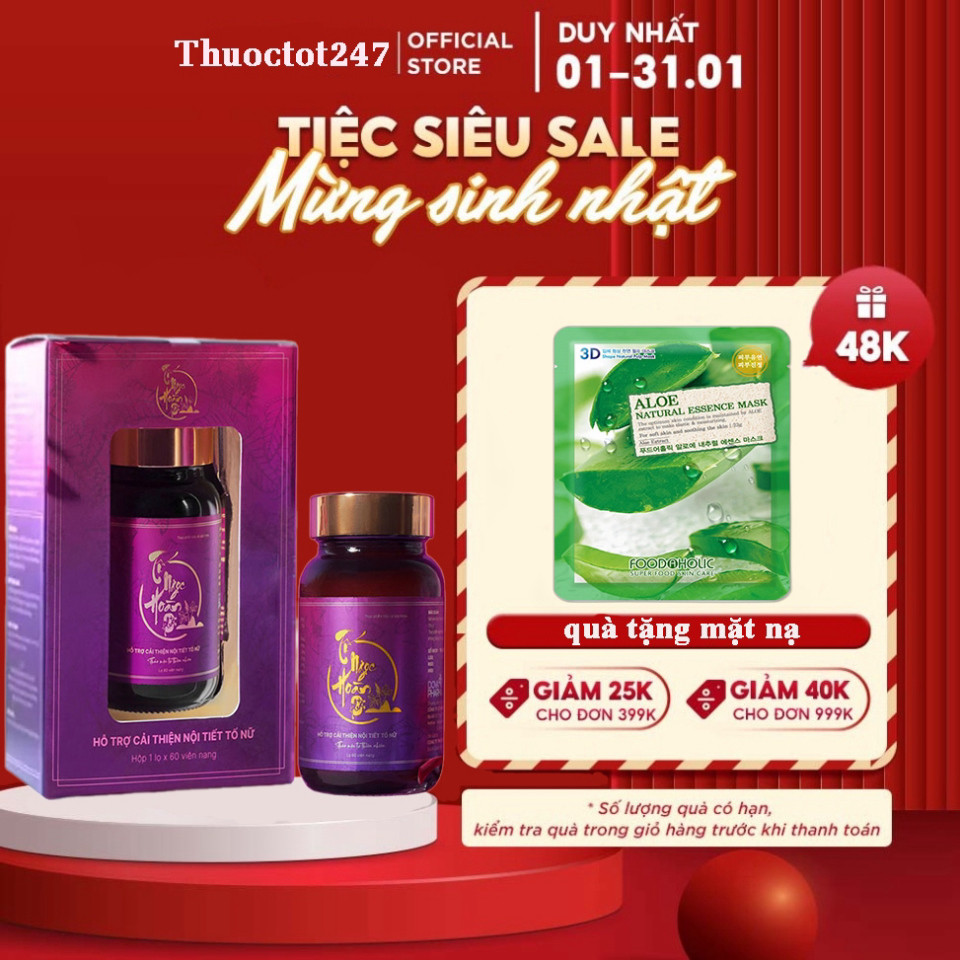 Tố Ngọc Hoàn Plus - Hỗ trợ bổ sung estrogen thực vật, cân bằng nội tiết