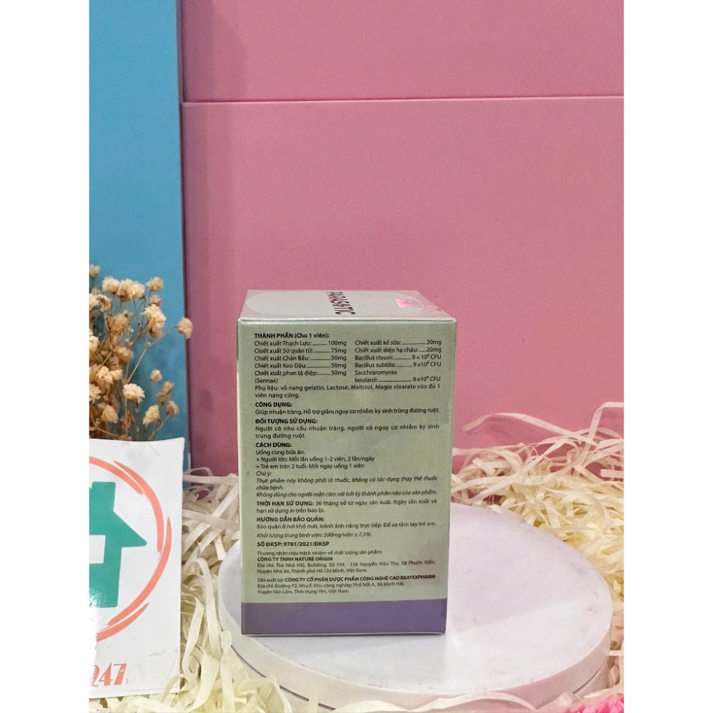 Parasotic viên uống diệt ký sinh trùng (hộp 30 viên)