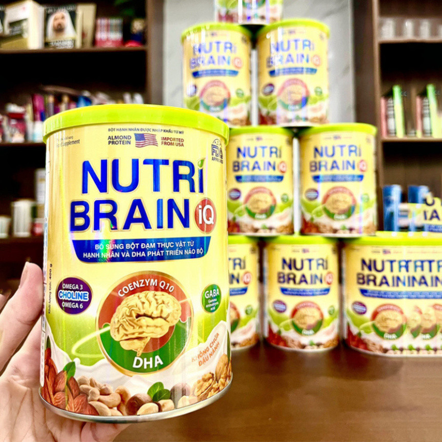 Sữa phát triển trí não cho bé NUTRI BRAIN IQ giúp bé thông minh nhớ lâu, tăng sự tập trung và vitamin, đề kháng