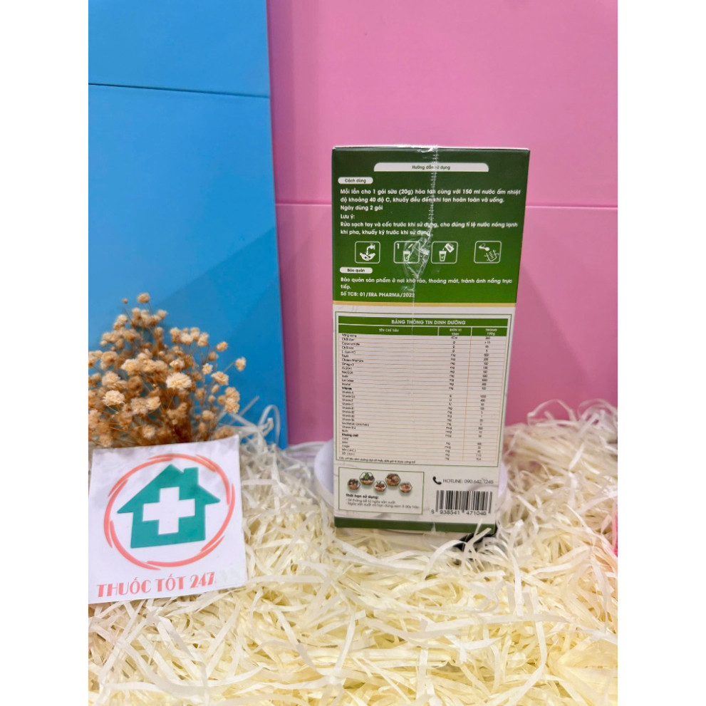 Sữa hạt Gumilac Mama 100% �Đạm Thực Vật Dành Cho Mẹ Bầu - Hộp Giấy 400g