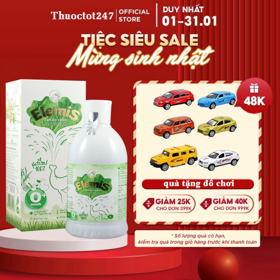 Tắm gội thảo dược ELEMIS