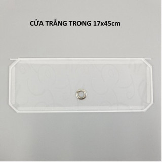 Bán lẻ cửa nhựa 17x45cm trong vân lắp ráp tủ quần áo, chuồng quây chó mèo, kệ để đồ