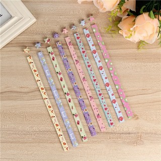 Giấy gập sao may mắn nhiều màu sắc ngẫu nhiên (một set gồm 50 tờ)