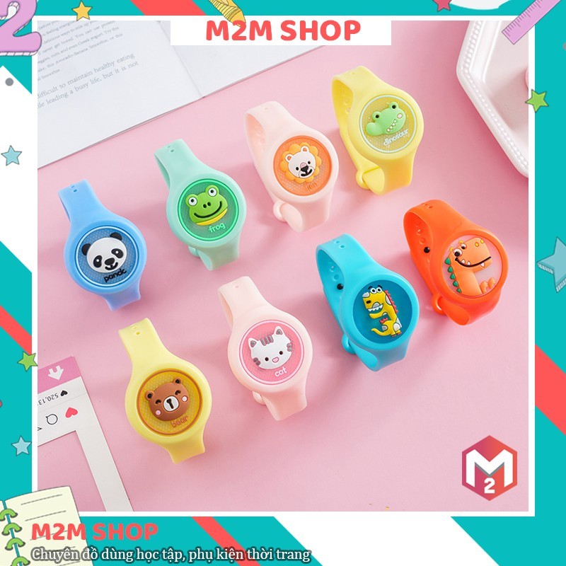 Đồng hồ đeo tay cho bé đuổi muỗi, có đèn phát sáng