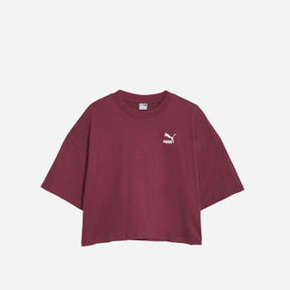 Áo Crop-Top Nữ Puma Classics Oversized - Đỏ  - 62138122