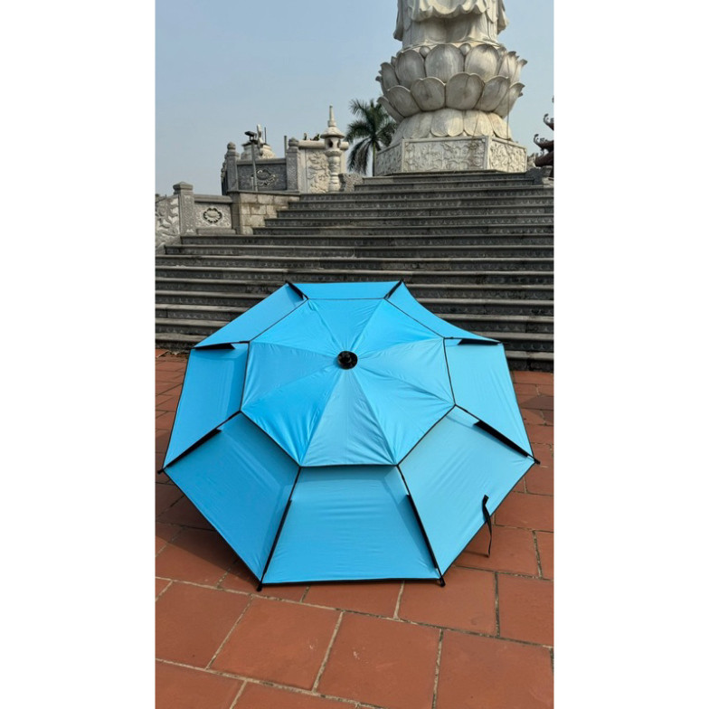 ô 2 tầng,ô đi câu cá tránh mưa tránh nắng, ô câu cá 2 tầng chống thấm nước,chống tia UV cực tốt giúp