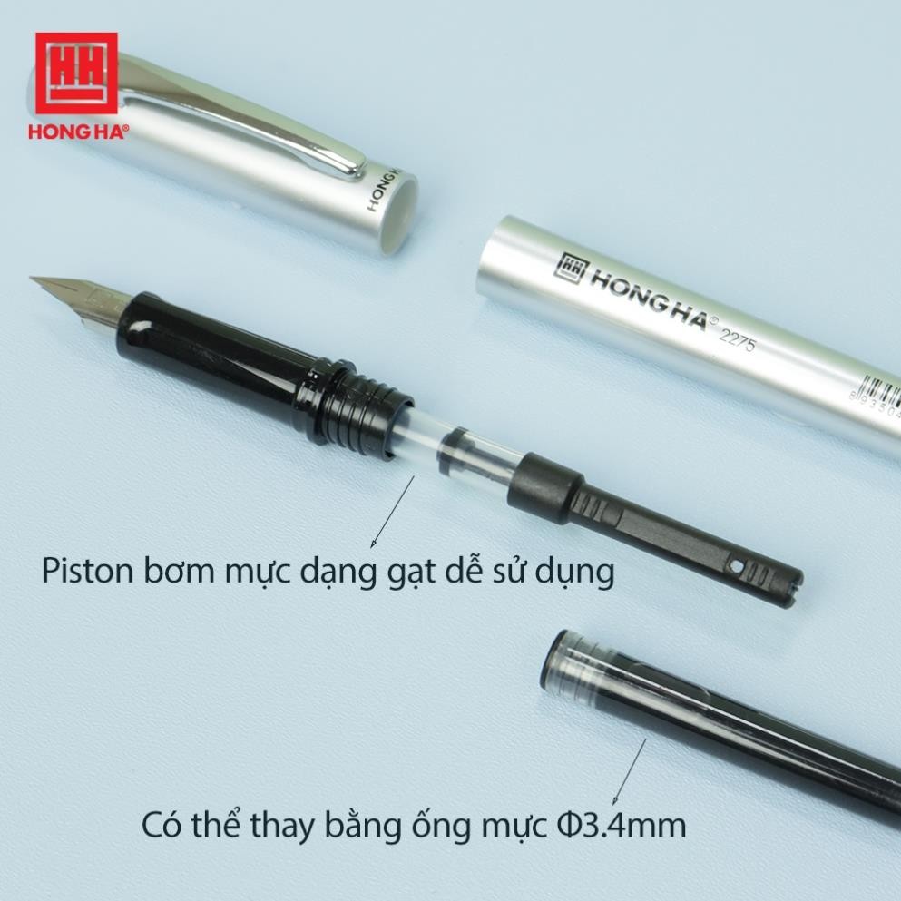 [COMBO 3/1] Bút máy nét thường dành cho học sinh lớp 1 - Bút mực Play Color Hồng Hà 2275 .