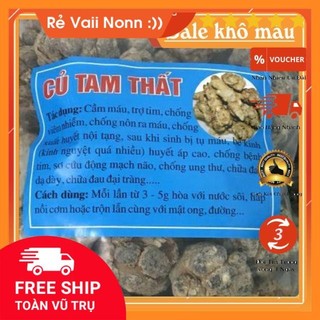 Củ tam thất bắc khô 5-7-9-12-16 củ/1 lạng