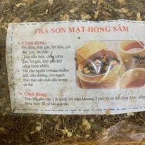Trà sơn mật hồng sâm , nhiều hoa, cỏ ngọt cực ngon 1kg