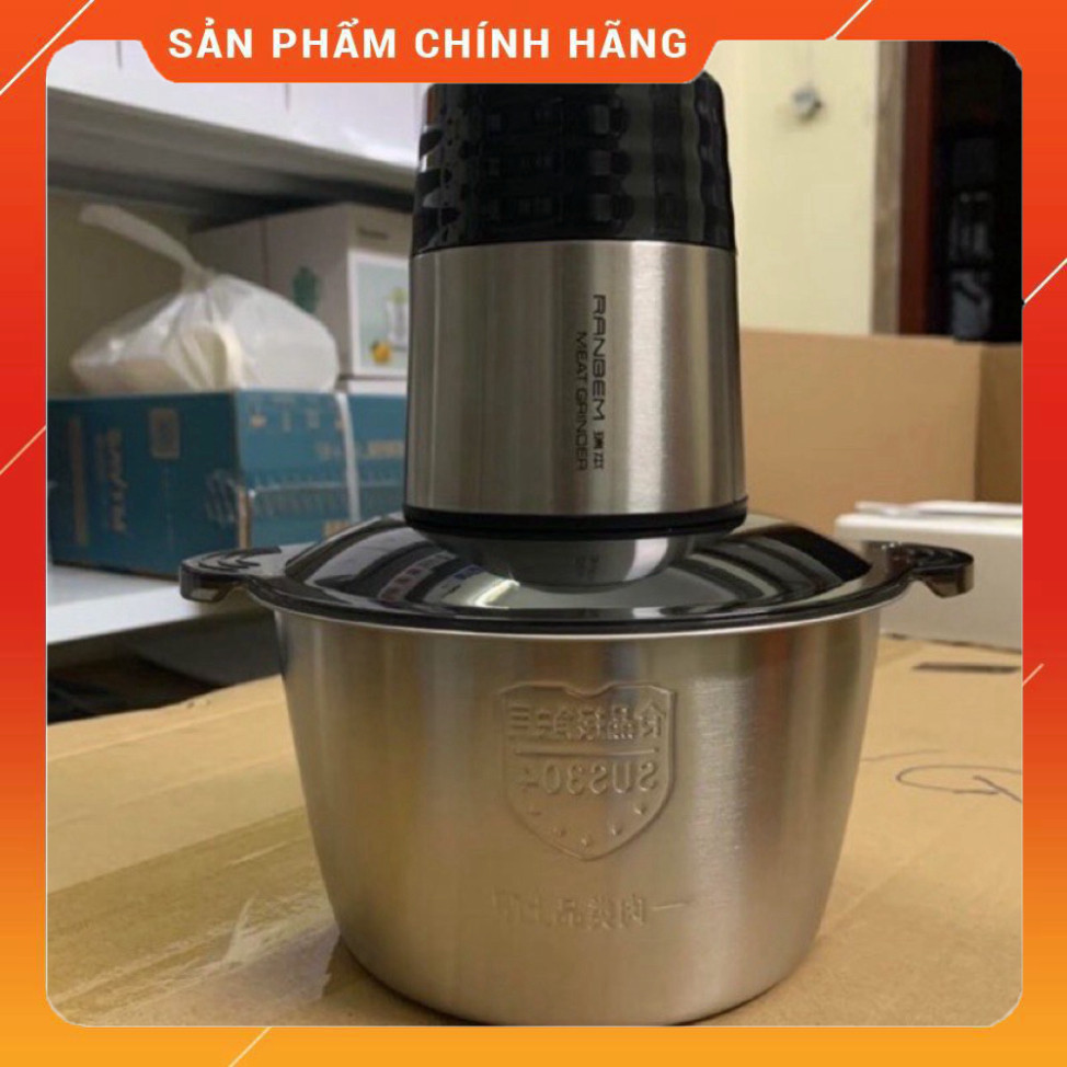 Máy xay thịt Ranbem cối inox