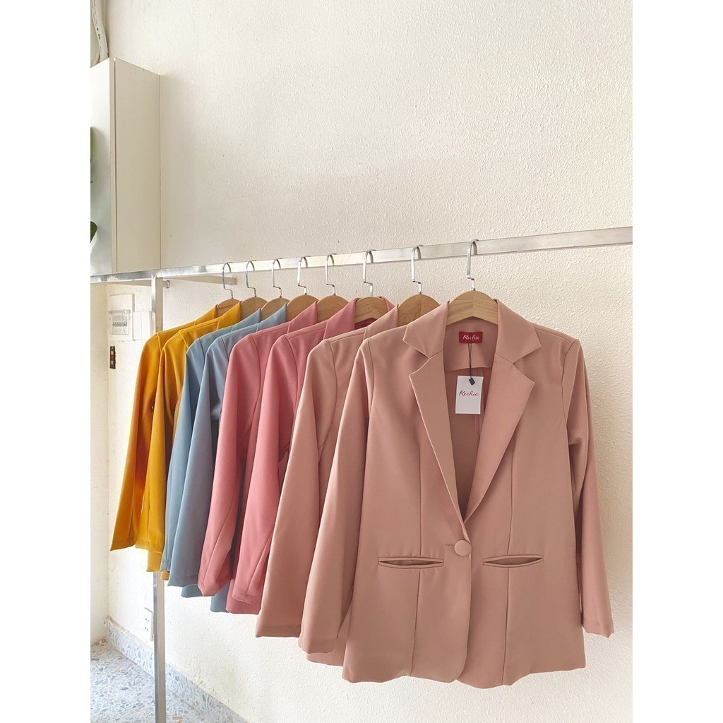 RECHIC Áo Blazer Freesize nhiều màu