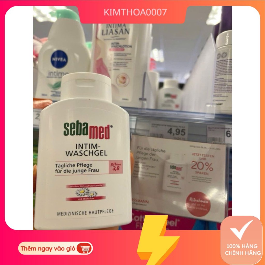 Dung Dịch Vệ Sinh Phụ Nữ Sebamed