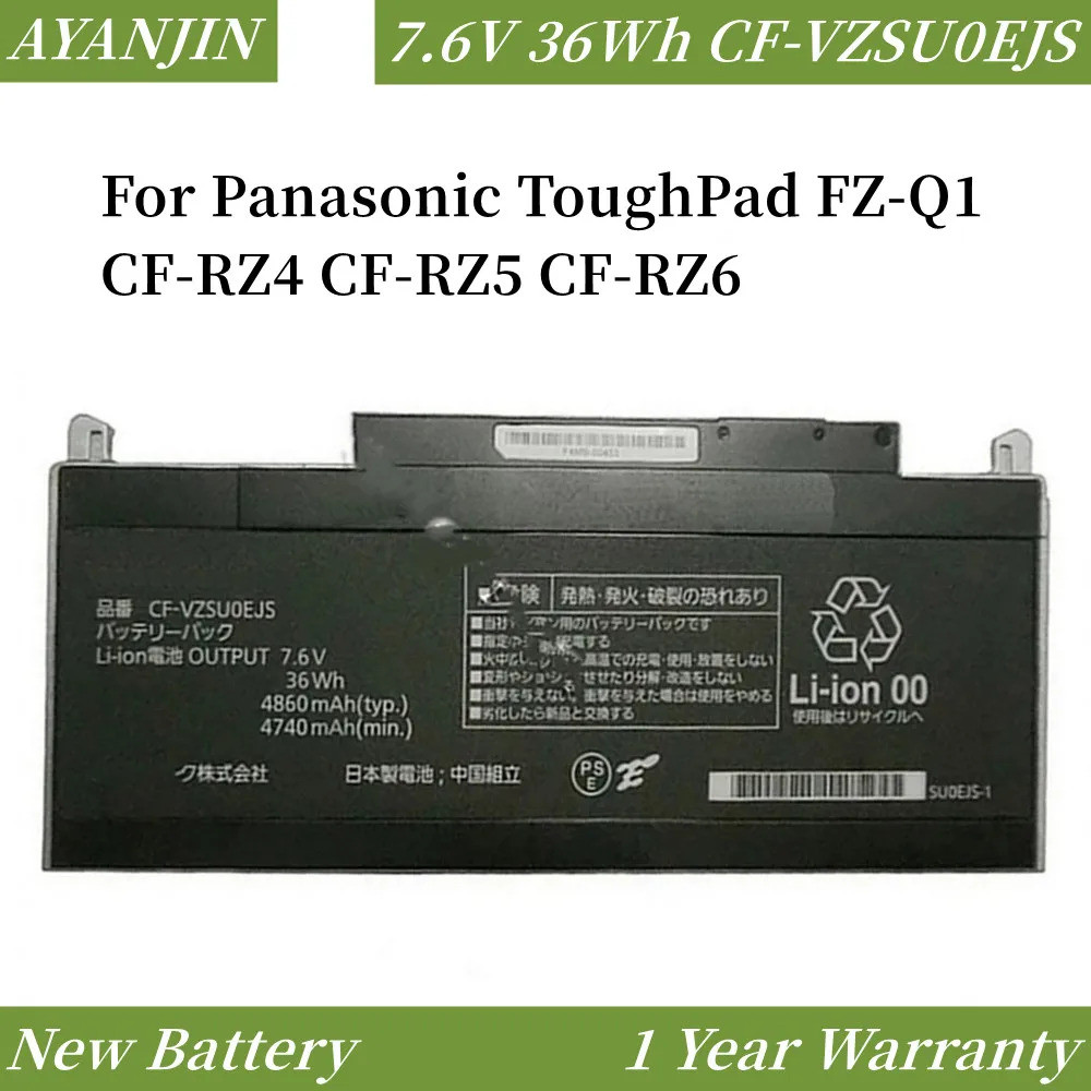 CF-VZSU0EJS 21cp6/44/62-2 7.6V 4740mAh 36Wh Pin cho Panasonic Toughpad FZ-Q1 CF-RZ6 CF-RZ5 FZ-Q2 2-6